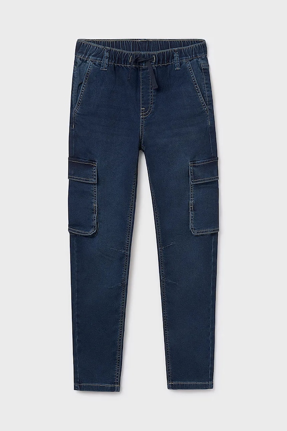 Mayoral jeansy dziecięce soft denim jogger 7560.7B.Junior.9BYA niebieski AW25