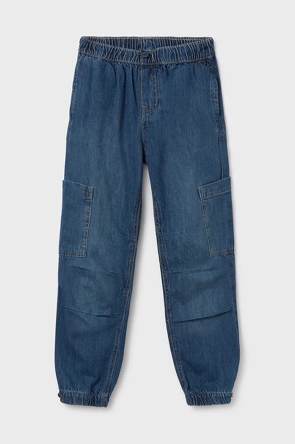 Detské rifle Mayoral denim cargo 7564.7C.Junior.9BYA modrá AW25