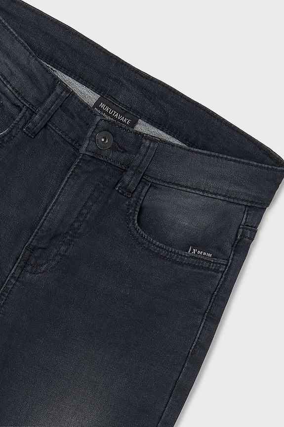 Παιδικά τζιν Mayoral soft denim μαύρο 7570.7E.Junior.9BYA