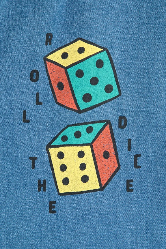 Bobo Choses jeansy dziecięce Roll the dice niebieski 225AC075
