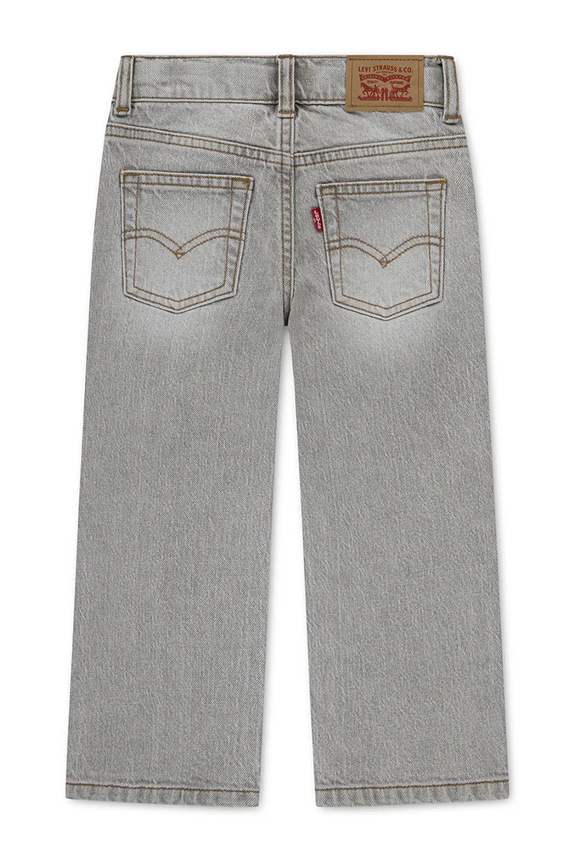 Levi's jeansy straight dziecięce 555 RELAXED STRAIGHT JEANS 8EN695 szary SS26