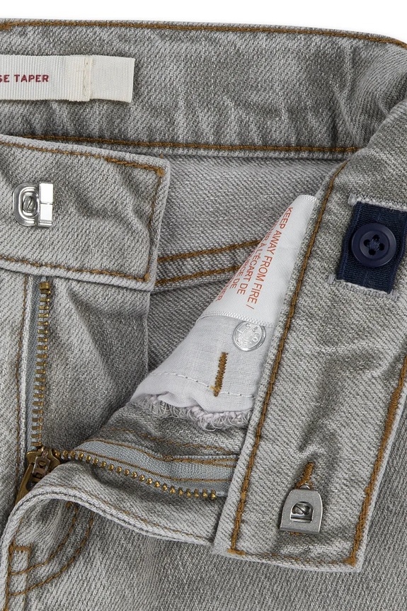 Levi's jeansy straight dziecięce 555 RELAXED STRAIGHT JEANS szary 8EN695