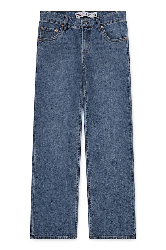 Levi's jeansy straight dziecięce 555 RELAXED STRAIGHT JEANS niebieski 8EN695