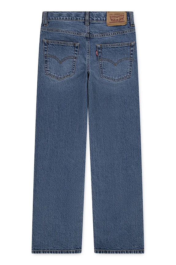 Levi's jeansy straight dziecięce 555 RELAXED STRAIGHT JEANS 8EN695 niebieski SS26
