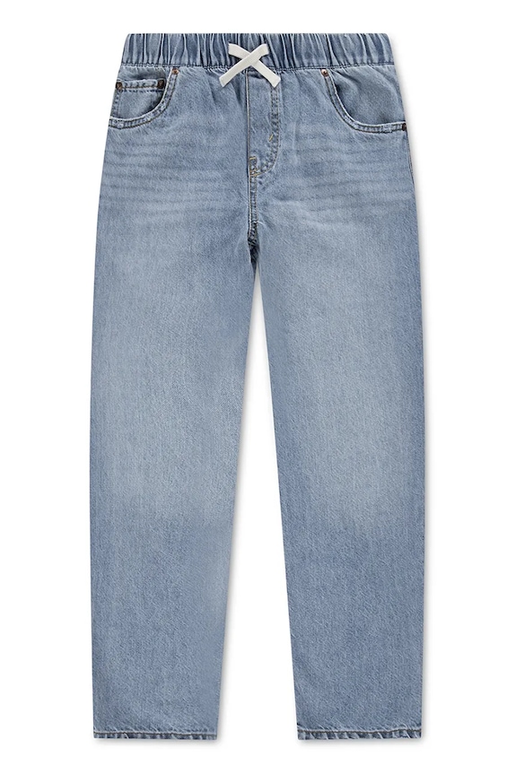 Παιδικά τζιν Levi's PULL ON STAY LOOSE TAPER J με ρύθμιση μπλε 8EN805