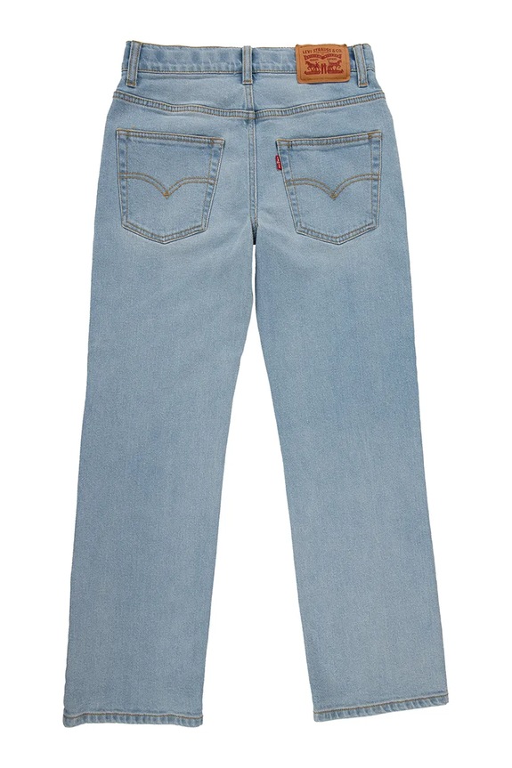 Dječje traperice Levi's 555 RELAXED STRAIGHT JEANS 9EN331 plava SS26
