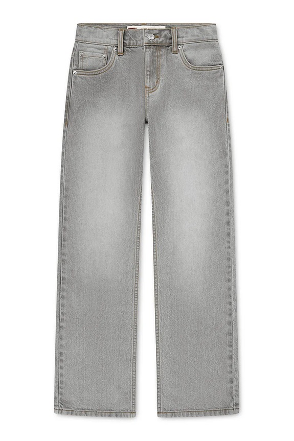 Levi's jeansy straight dziecięce 555 RELAXED STRAIGHT JEANS szary 9EN695