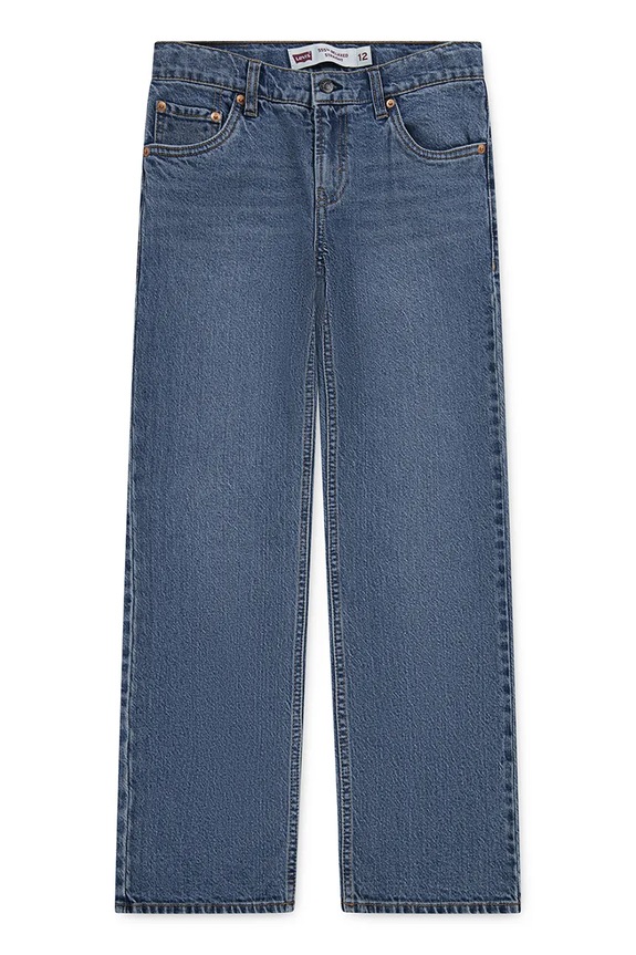 Levi's jeansy straight dziecięce 555 RELAXED STRAIGHT JEANS niebieski 9EN695
