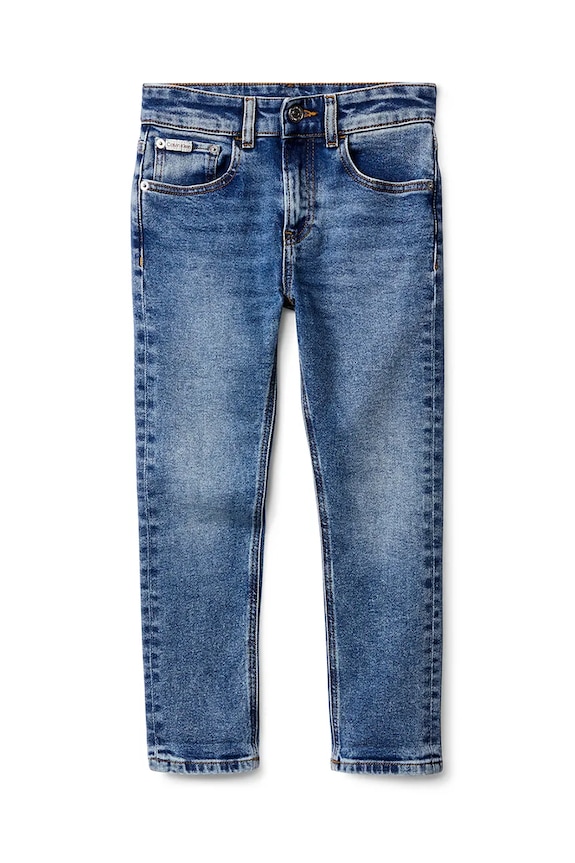 Παιδικά τζιν Calvin Klein Jeans DAD IB0IB02547.9BYA μπλε AW25