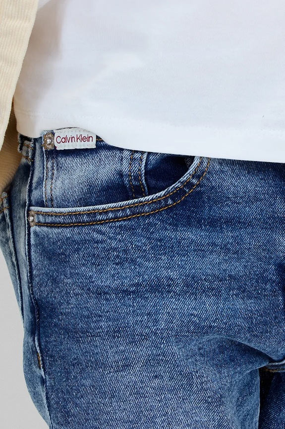 Παιδικά τζιν Calvin Klein Jeans DAD μπλε IB0IB02547.9BYA