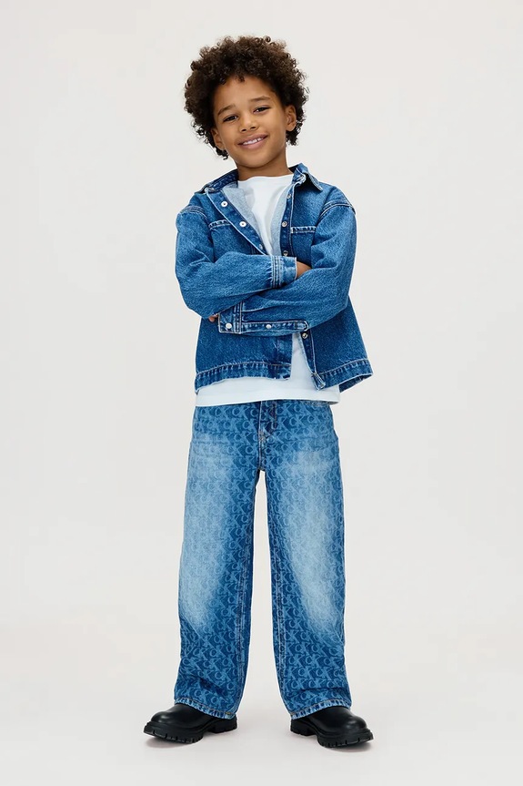 Παιδικά τζιν Calvin Klein Jeans SKATER μπλε IB0IB02551.9BYA