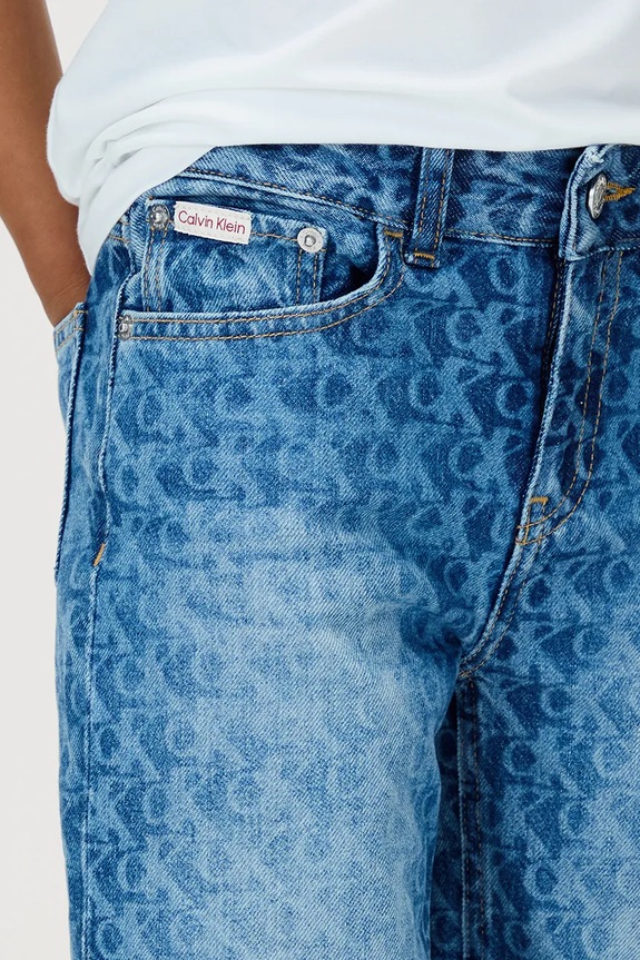 Παιδικά τζιν Calvin Klein Jeans SKATER μπλε IB0IB02551.9BYA