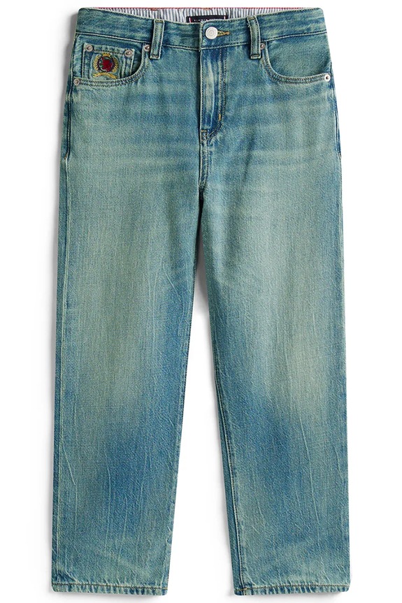 Detské rifle Tommy Hilfiger MODERN STRAIGHT KB0KB09917.9BYA modrá AW25
