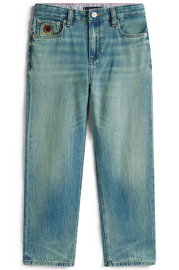 Detské rifle Tommy Hilfiger MODERN STRAIGHT KB0KB09917.9BYA modrá AW25