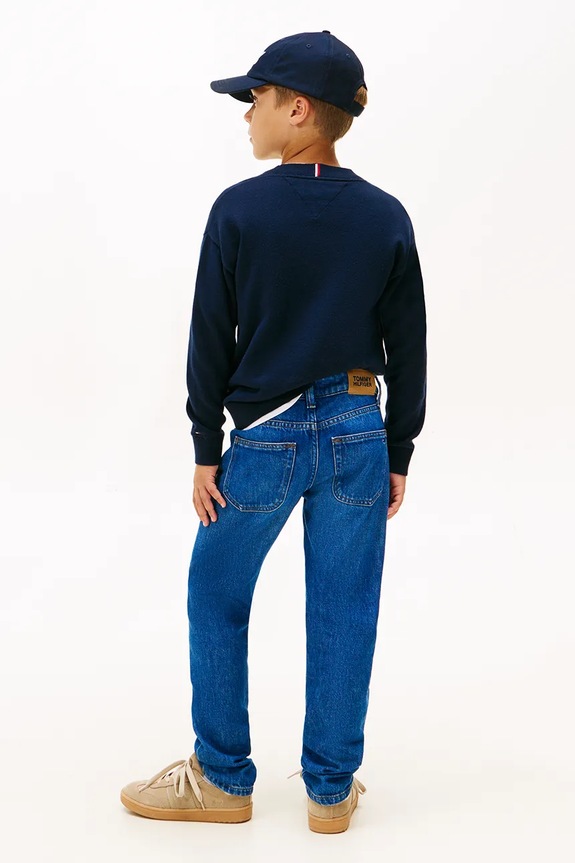 Tommy Hilfiger jeansy dziecięce MODERN STRAIGHT niebieski KB0KB09920.9BYA
