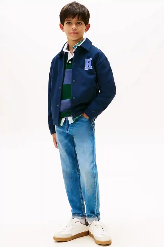 Tommy Hilfiger jeansy dziecięce ARCHIVE niebieski KB0KB09922.9BYA
