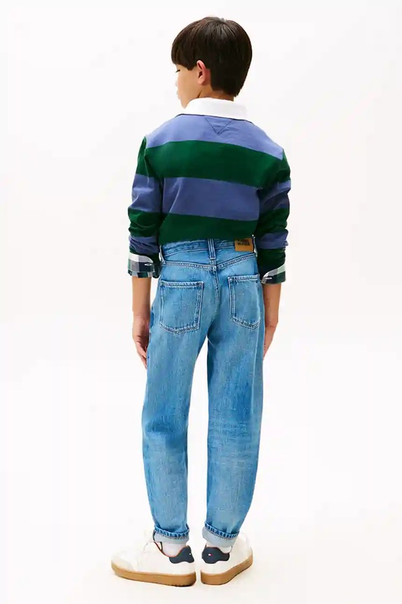Tommy Hilfiger jeansy dziecięce ARCHIVE KB0KB09922.9BYA niebieski