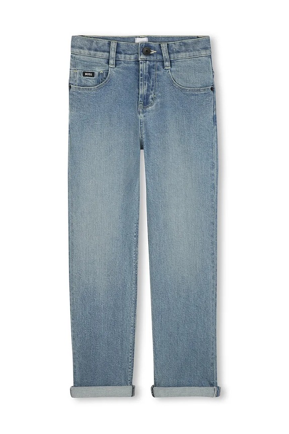 BOSS jeansy dziecięce J52308.114.150 niebieski AW25