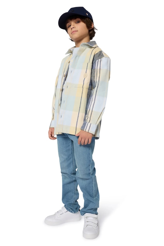 BOSS jeansy dziecięce jeansy niebieski J52308.162.174