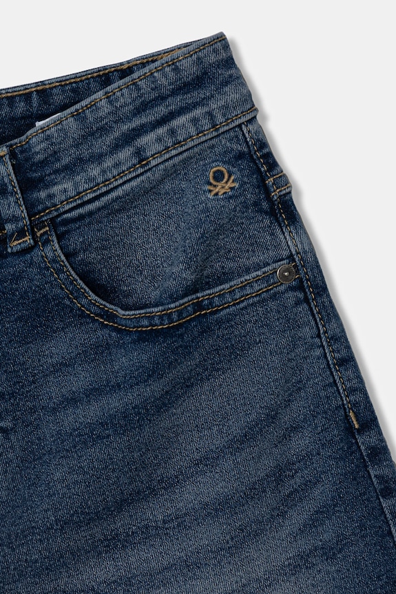 Băieți United Colors of Benetton jeans copii 45ONCE02Y.G.Reprop.9BYA albastru
