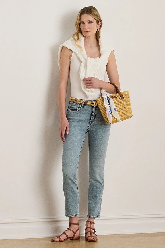 Odjeća Traperice Lauren Ralph Lauren 200971082 plava