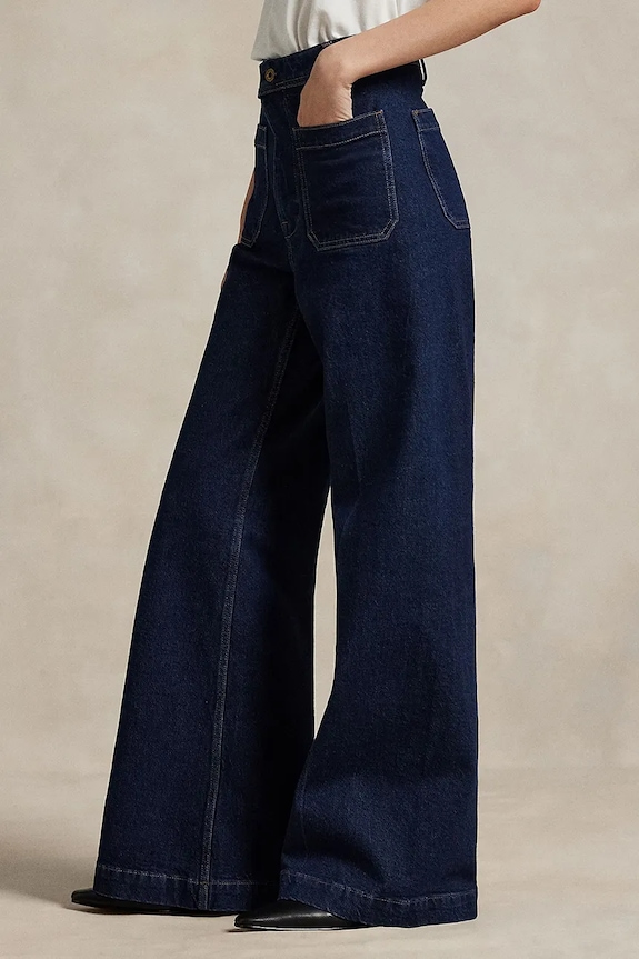 Polo Ralph Lauren jeansy 211977962 granatowy