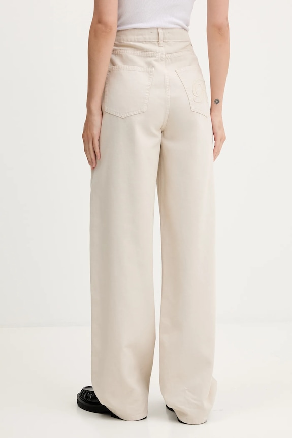 Clothing Rotate cotton trousers 1142981763 beige