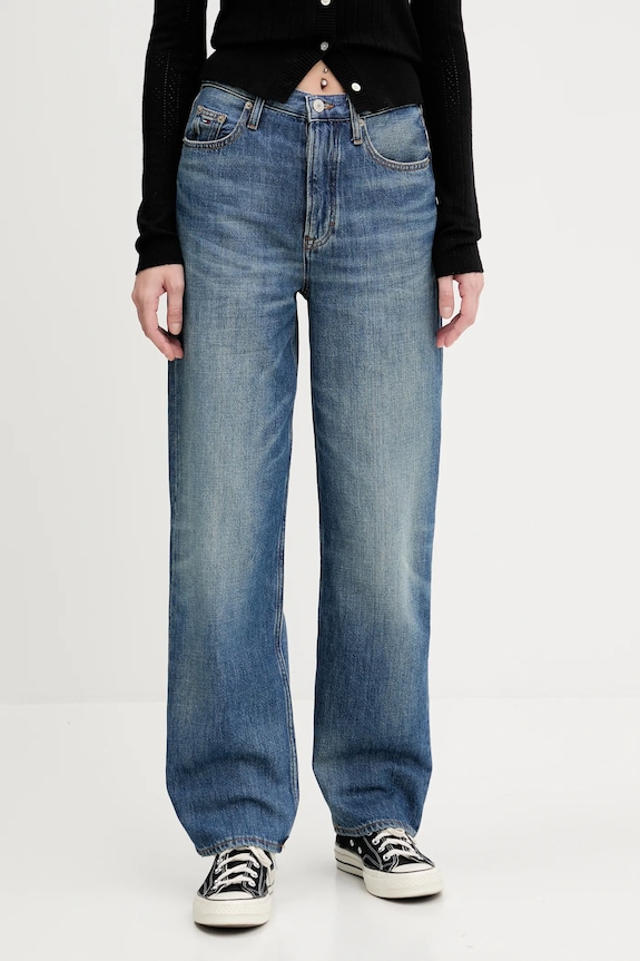 Rifle Tommy Jeans Planet friendly modrá DW0DW20512