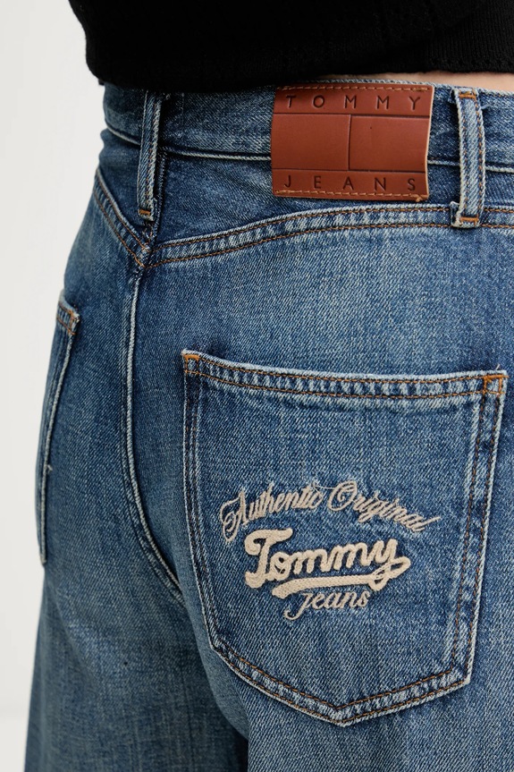 Rifle Tommy Jeans modrá DW0DW20512