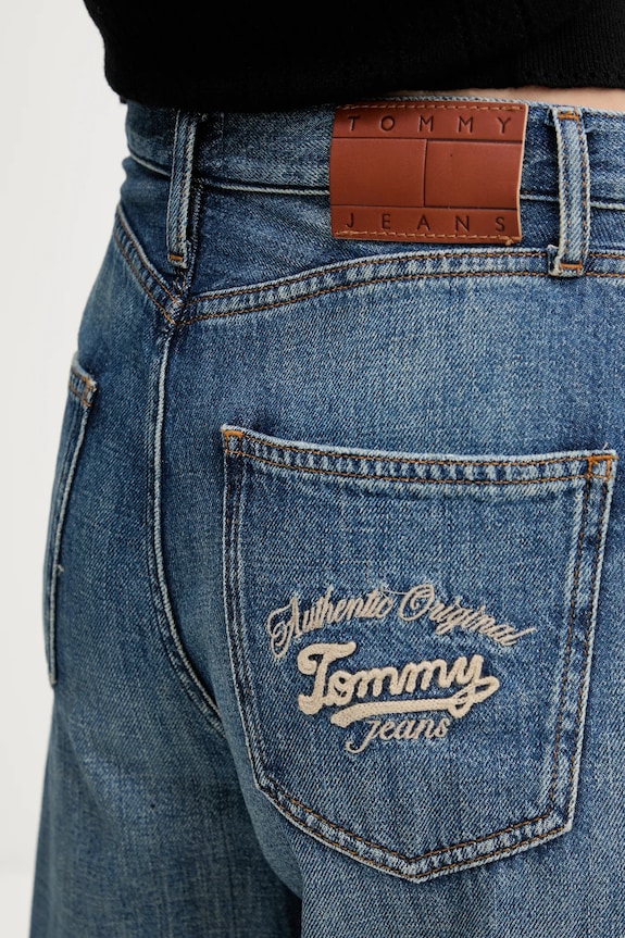 Rifle Tommy Jeans modrá DW0DW20512