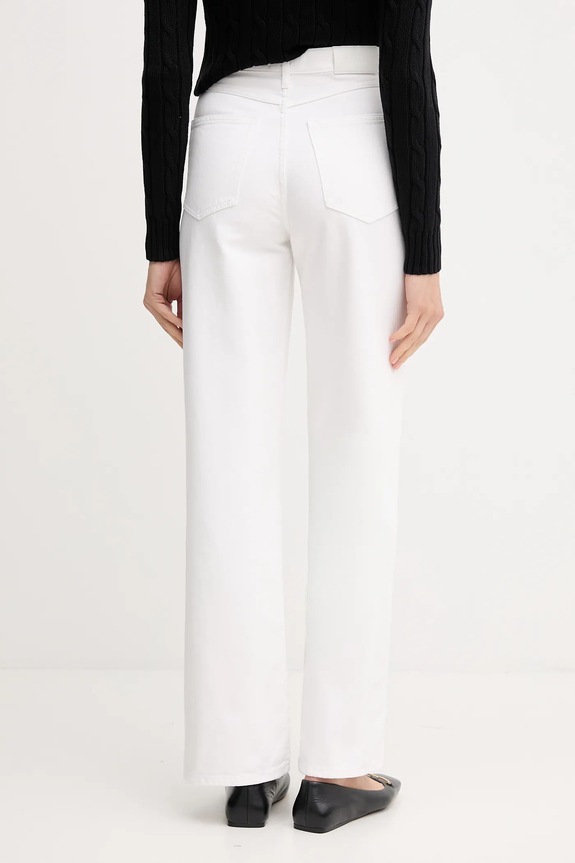 Odzież Tommy Hilfiger jeansy WW0WW45677 biały