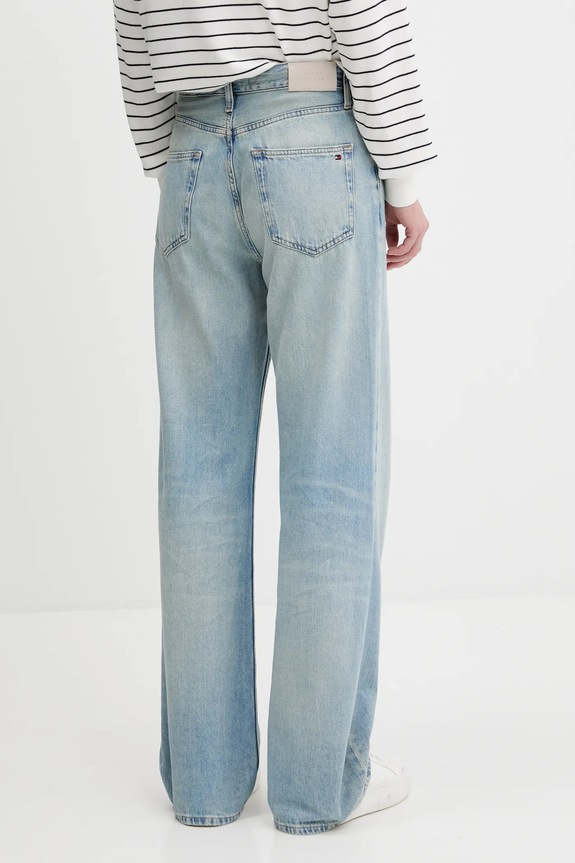 Odzież Tommy Hilfiger jeansy WW0WW47152 niebieski