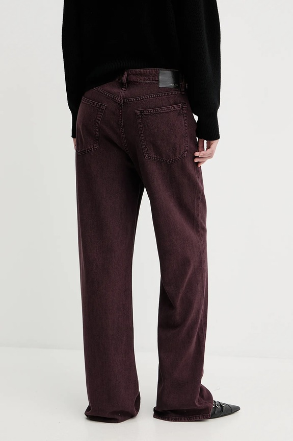 Ruházat Rag & Bone farmer WDD25P1004FWBA burgundia