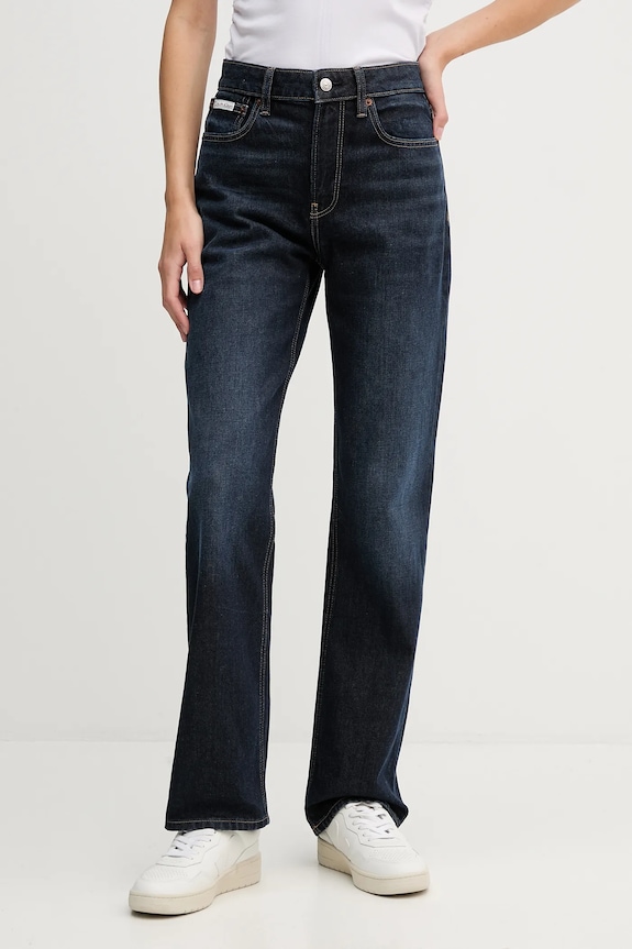Calvin Klein Jeans blugi Planet friendly bleumarin LV047B911G