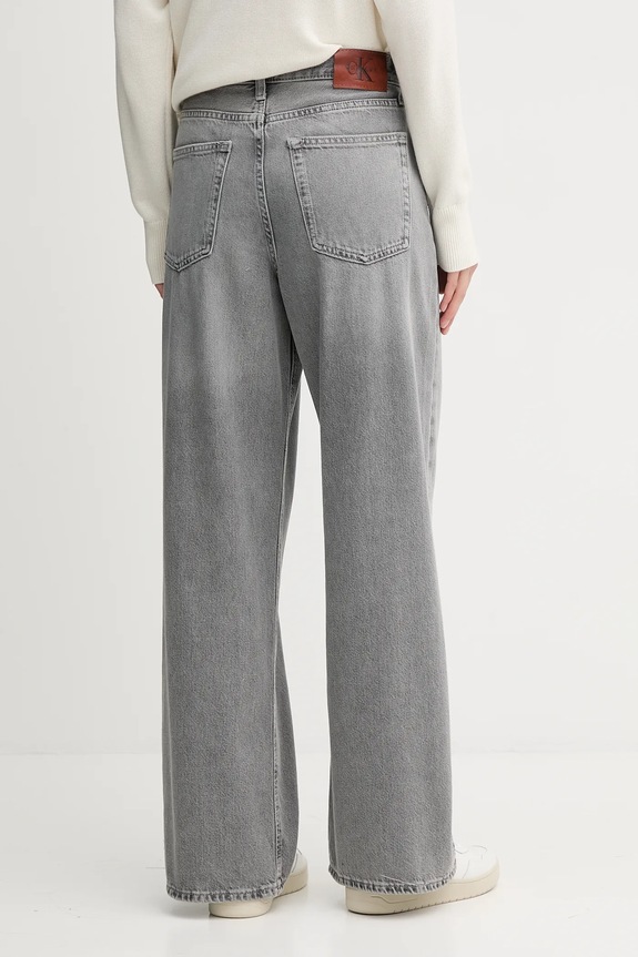 Ρούχα Τζιν παντελόνι Calvin Klein Jeans LV047C722G γκρί