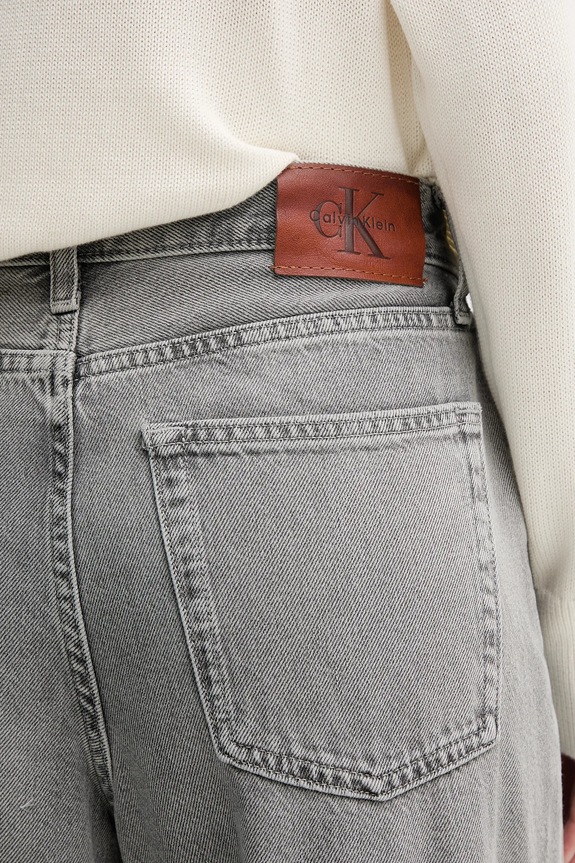 Τζιν παντελόνι Calvin Klein Jeans γκρί LV047C722G