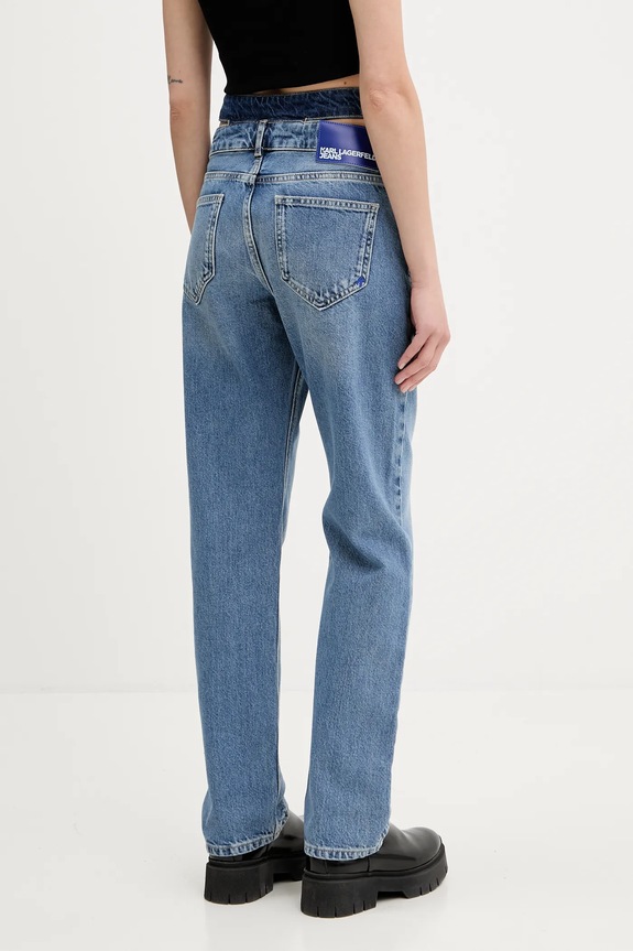 Oblačila Kavbojke Karl Lagerfeld Jeans A3W10004 modra