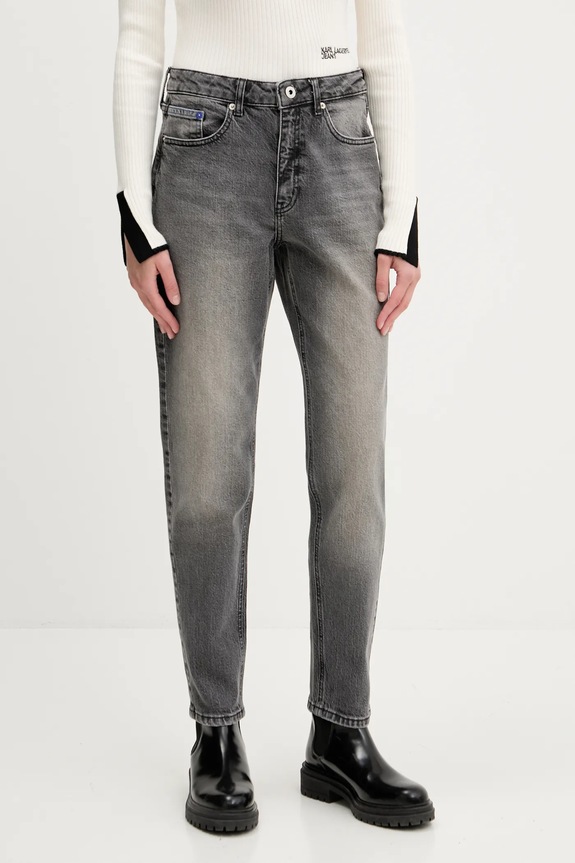 Τζιν παντελόνι Karl Lagerfeld Jeans γκρί A3W10065