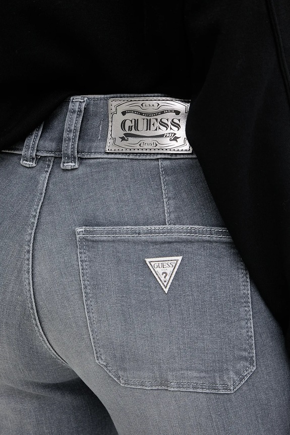 Τζιν παντελόνι Guess W5YA1B.D5QO1 γκρί