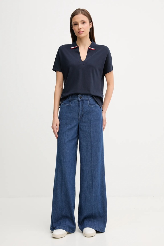 OUI jeansy 90913 granatowy AW25