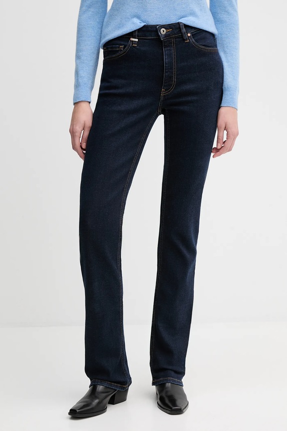 United Colors of Benetton jeansy bootcut Planet friendly granatowy 4IMHDE00G