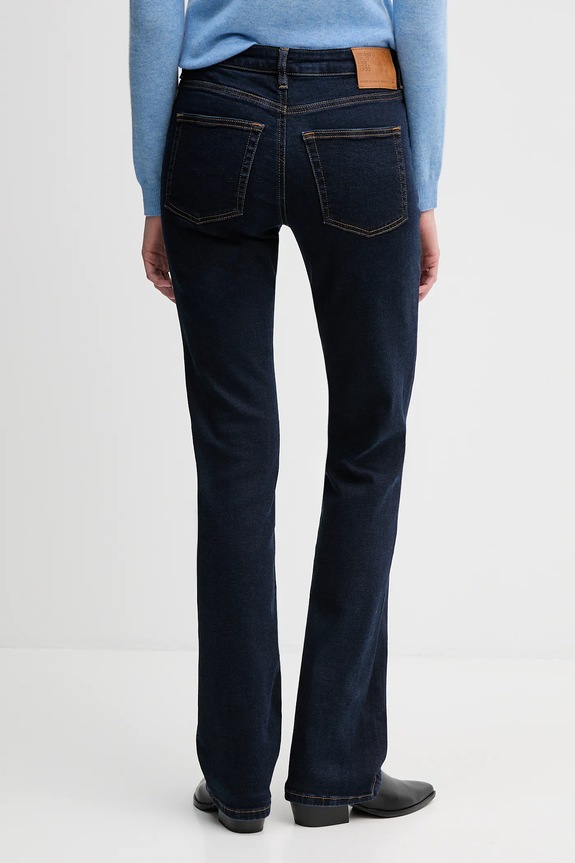 Odzież United Colors of Benetton jeansy bootcut 4IMHDE00G granatowy