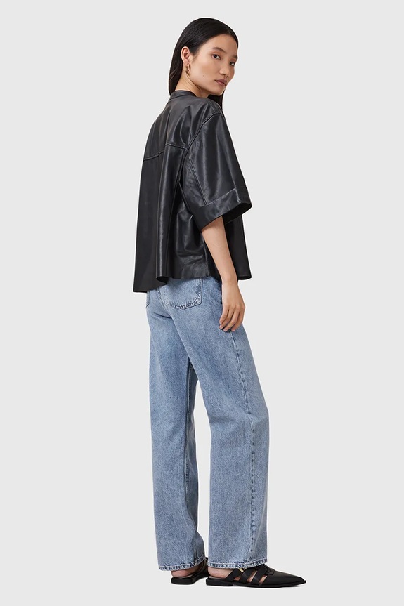 AllSaints jeansy bawełniane BROOKLYN W061EC