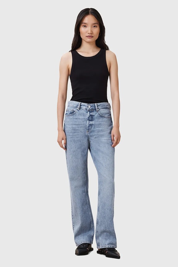 AllSaints jeansy bawełniane BROOKLYN W061EC