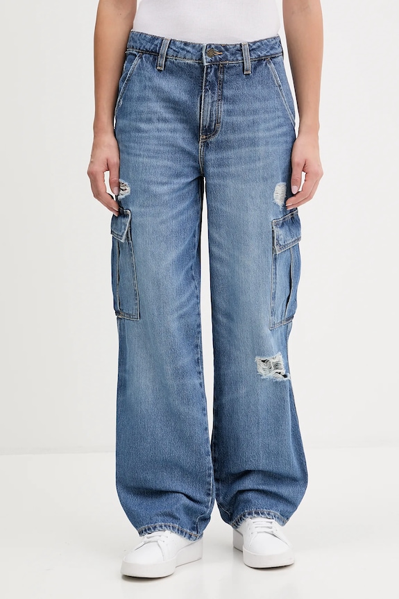 Rifle Guess Jeans Planet friendly modrá W5YA1R.D5R25