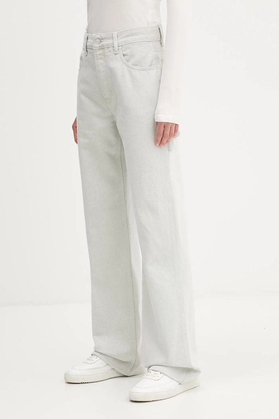 Τζιν παντελόνι Tommy Jeans Planet friendly λευκό DW0DW21512