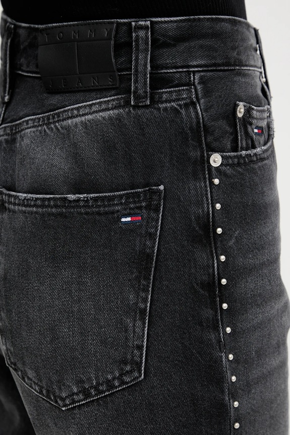 Τζιν παντελόνι Tommy Jeans μαύρο DW0DW21515
