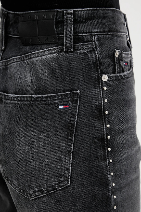 Τζιν παντελόνι Tommy Jeans μαύρο DW0DW21515