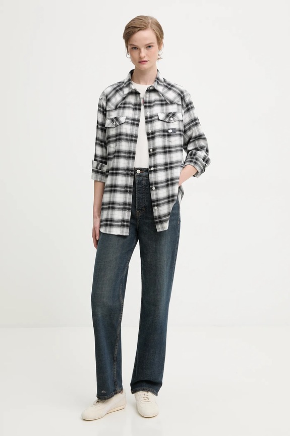 Tommy Jeans blugi DW0DW21801 bleumarin AW25
