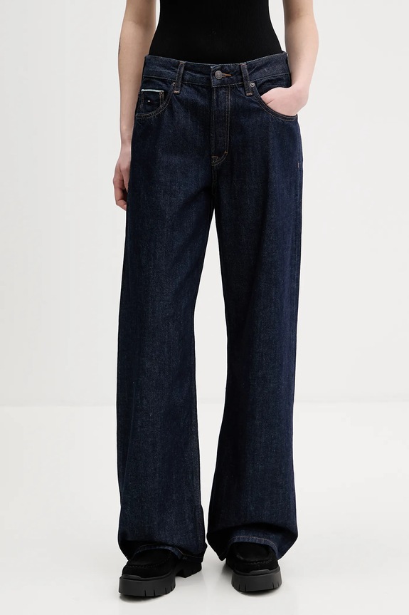 Rifle Tommy Jeans Planet friendly tmavomodrá DW0DW21810